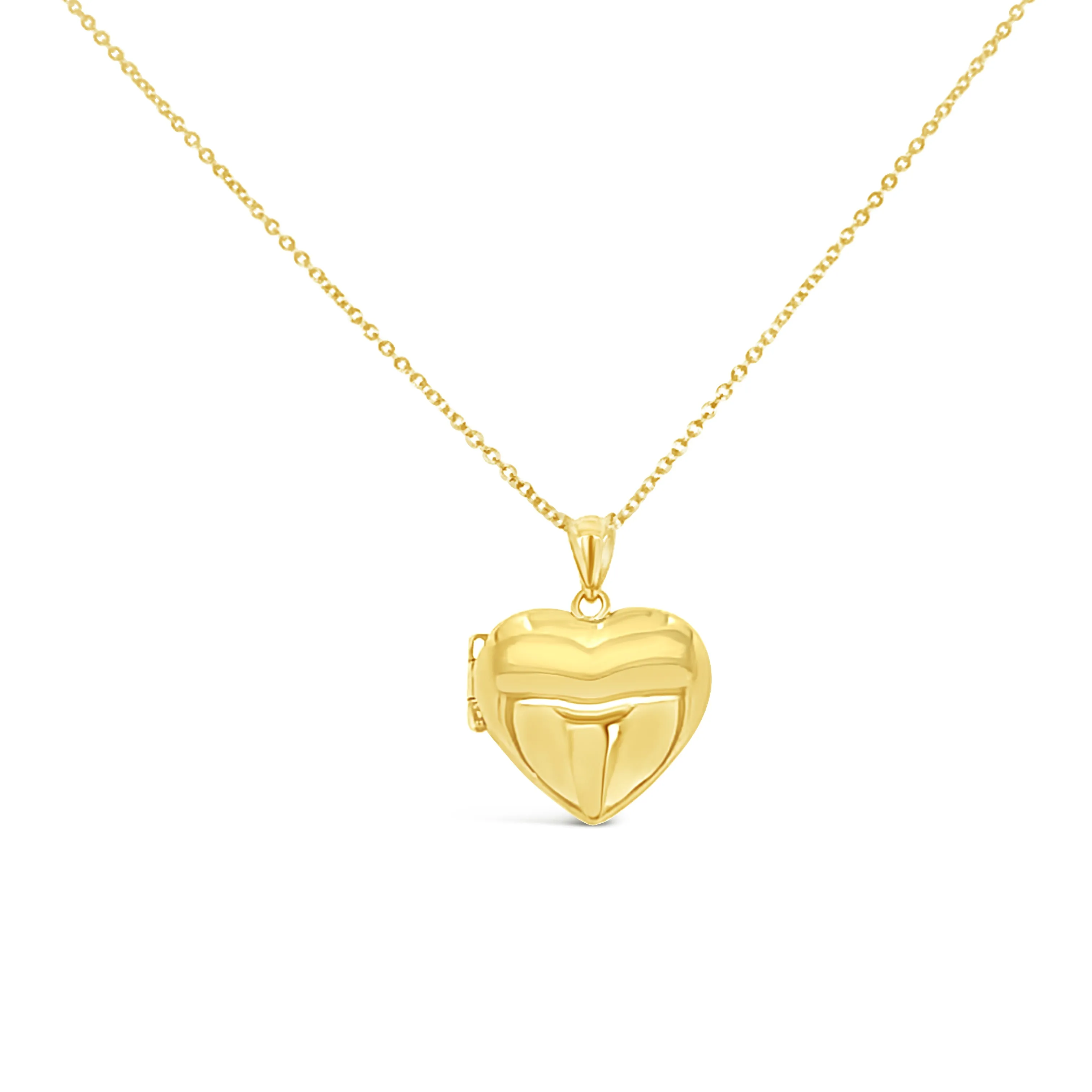 10 Karat Gold Puffy Heart Locket