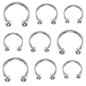 18G Steel Ball Horseshoe