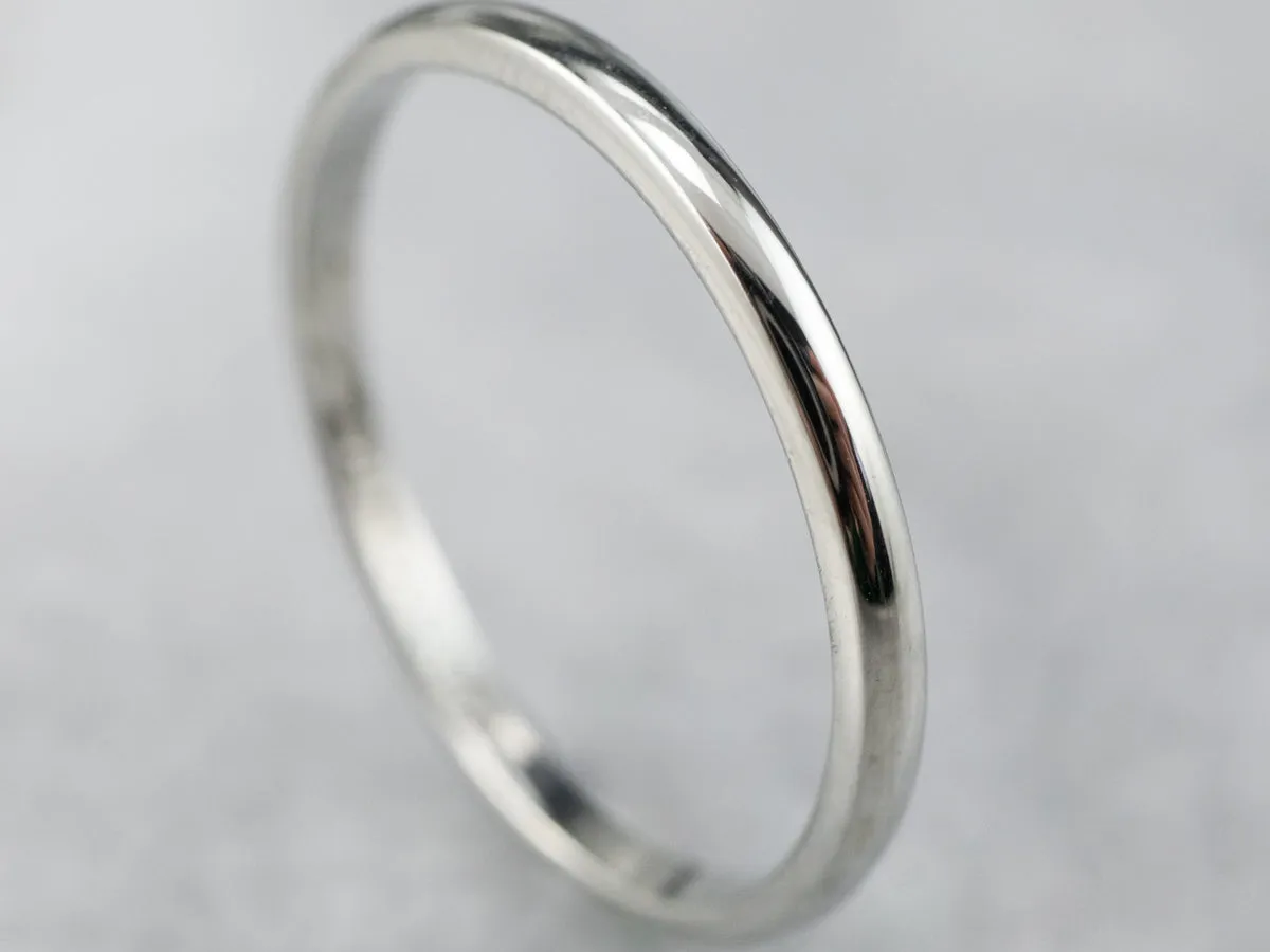 18K White Gold Jabel Band