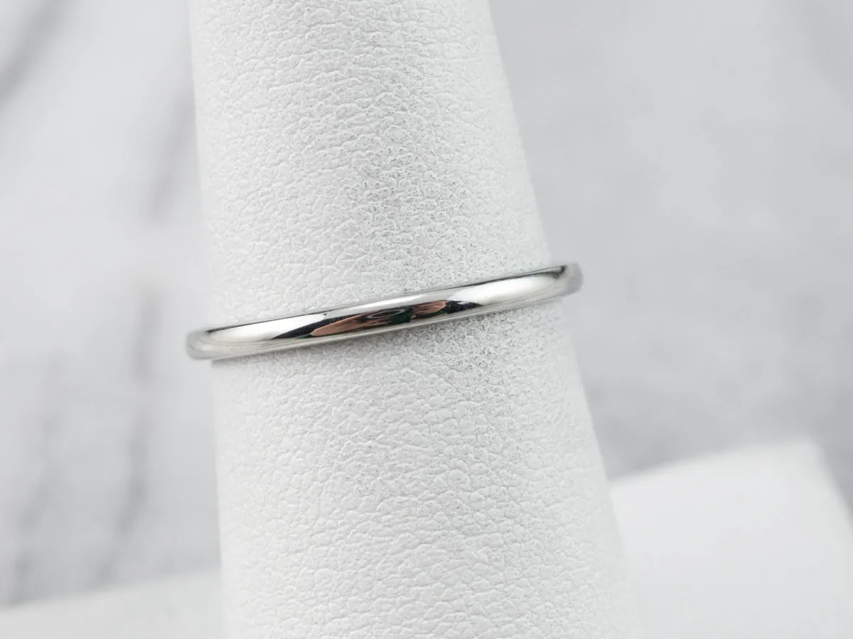 18K White Gold Jabel Band