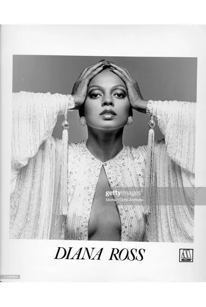 1975 Ret Turner Couture for Diana Ross 'Disco Ball' Silver Sequin Gown