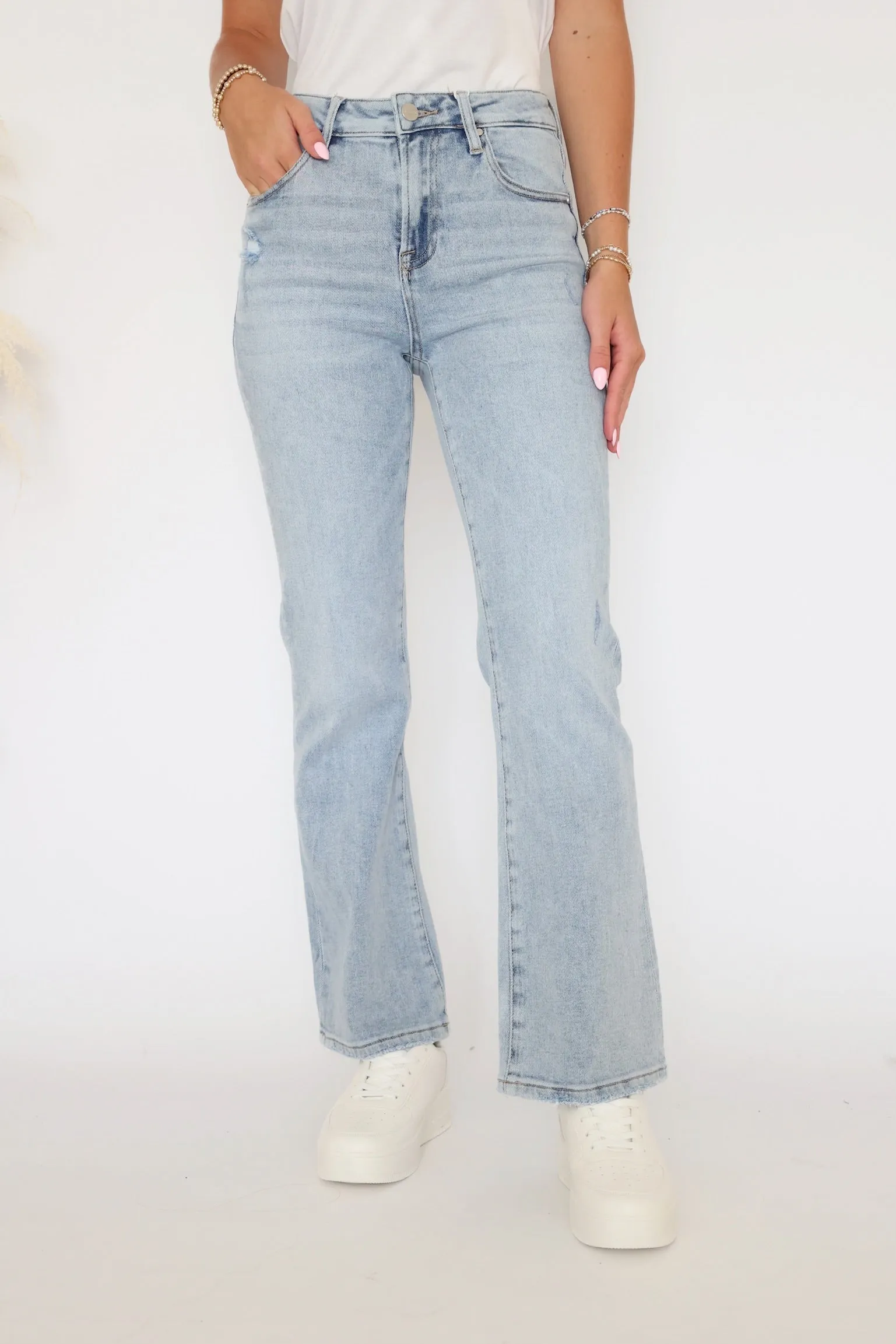 Addie High Rise Flare Jeans