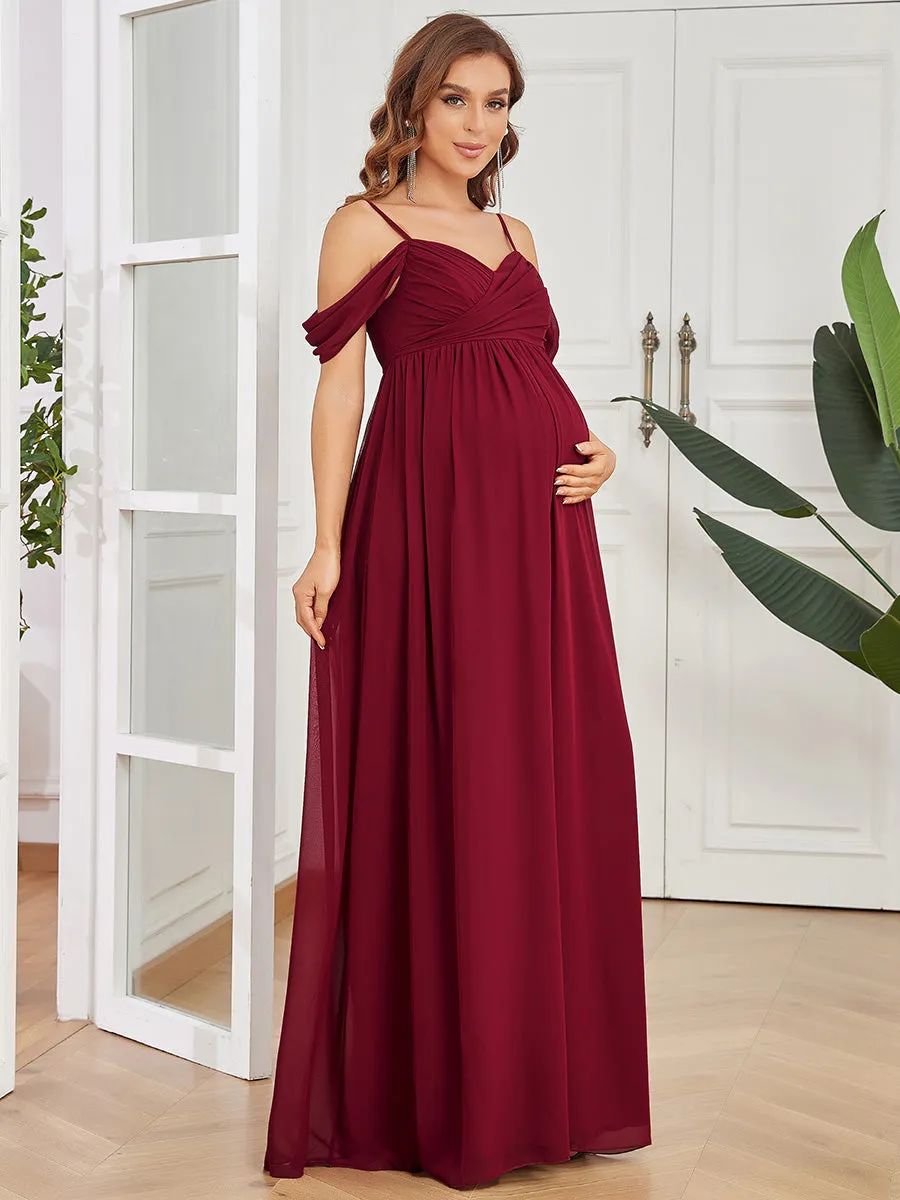 Adorable A Line Off Shoulder Wholesale Maternity Dresses