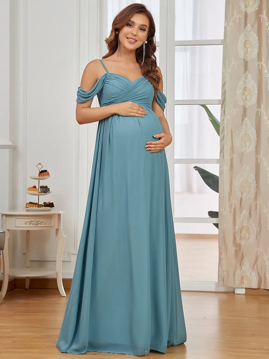 Adorable A Line Off Shoulder Wholesale Maternity Dresses