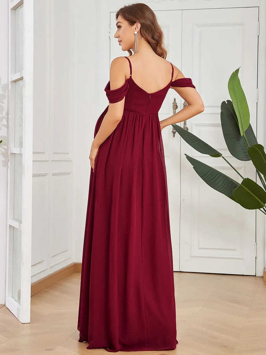 Adorable A Line Off Shoulder Wholesale Maternity Dresses