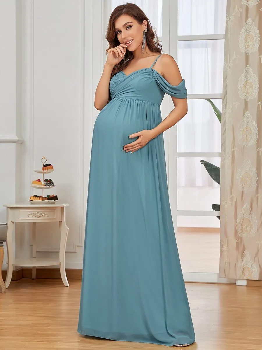 Adorable A Line Off Shoulder Wholesale Maternity Dresses