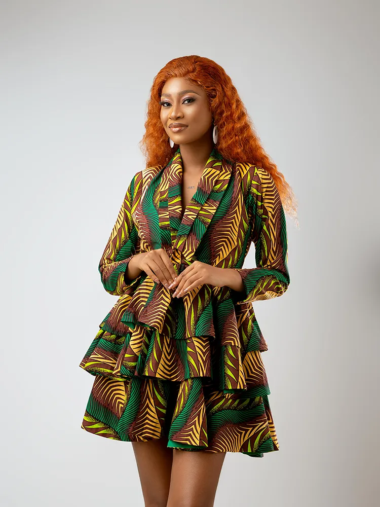 African Print Adaora Dress