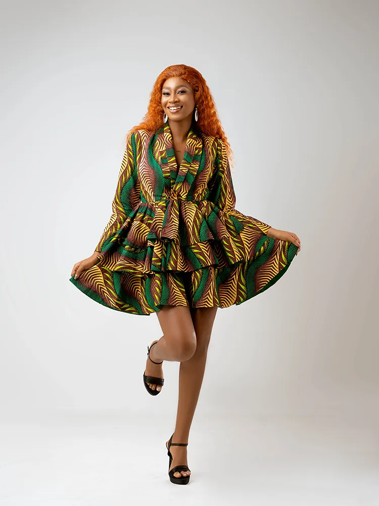 African Print Adaora Dress