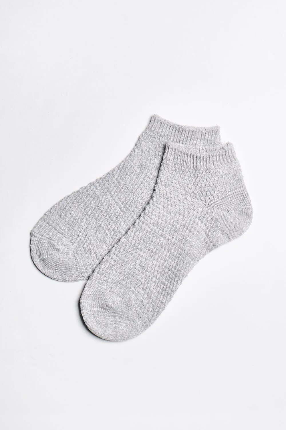 ALAMAE Women's Waffle Stitch Ankle Sock