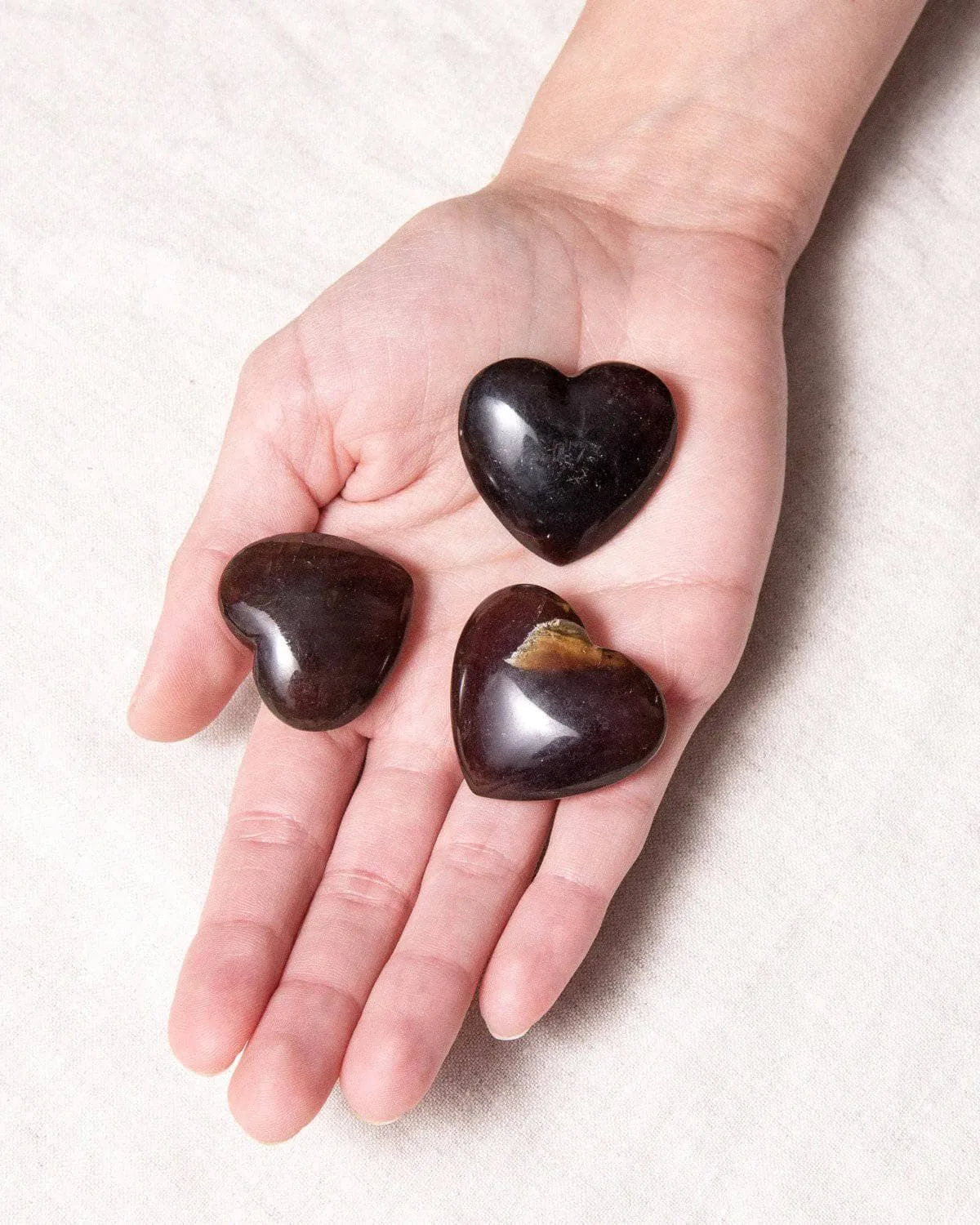 Amber Puffy Heart