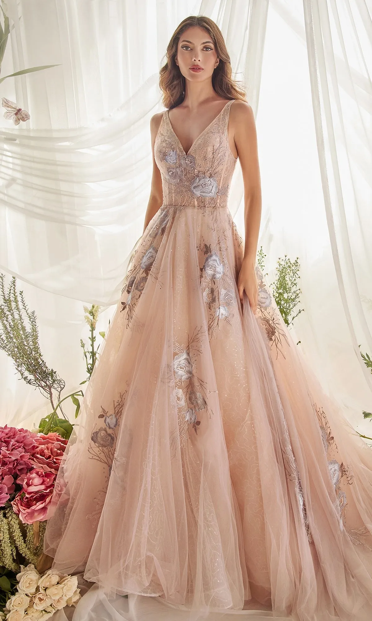 Exquisite Andrea & Leo Long Formal Dress A0893 for Elegant Occasions