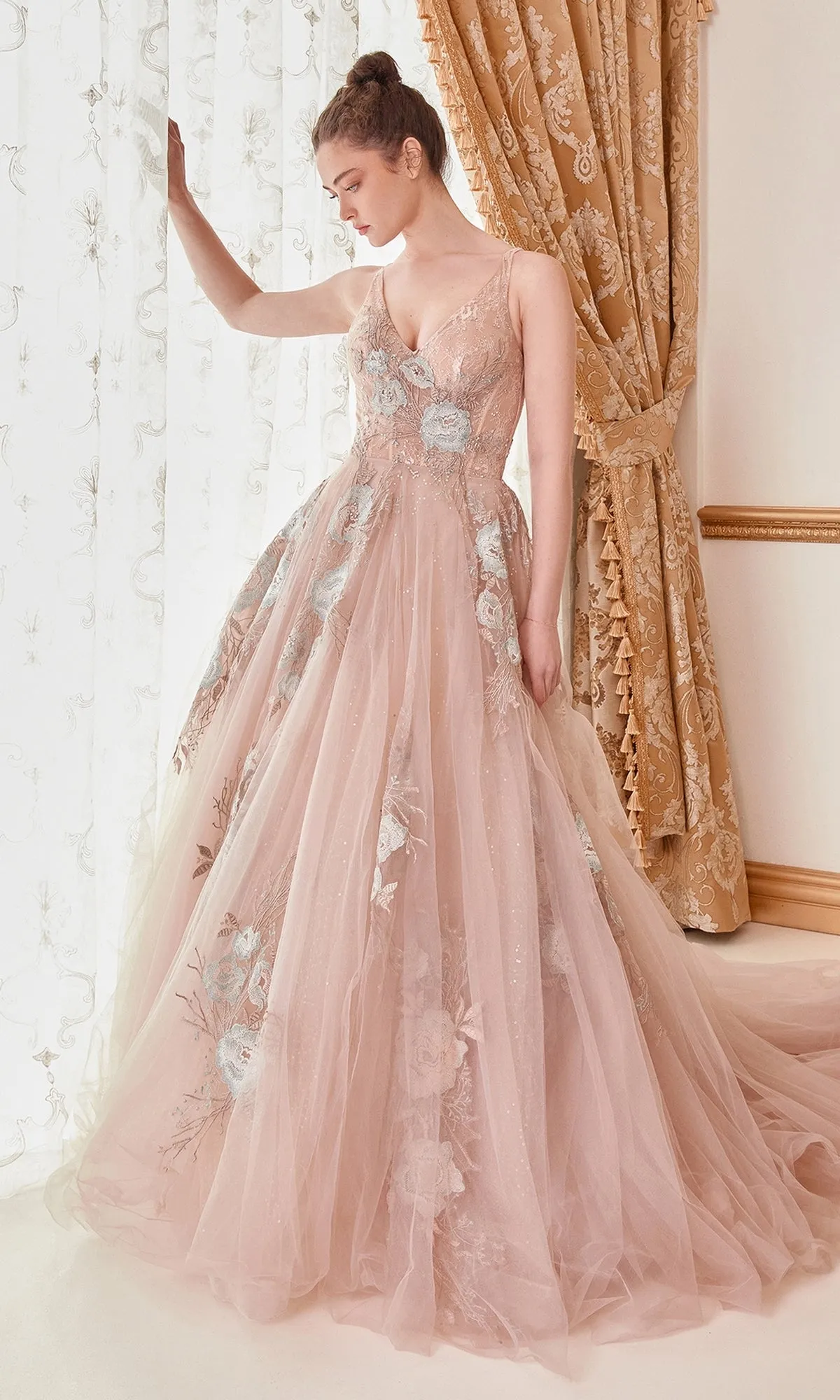 Exquisite Andrea & Leo Long Formal Dress A0893 for Elegant Occasions