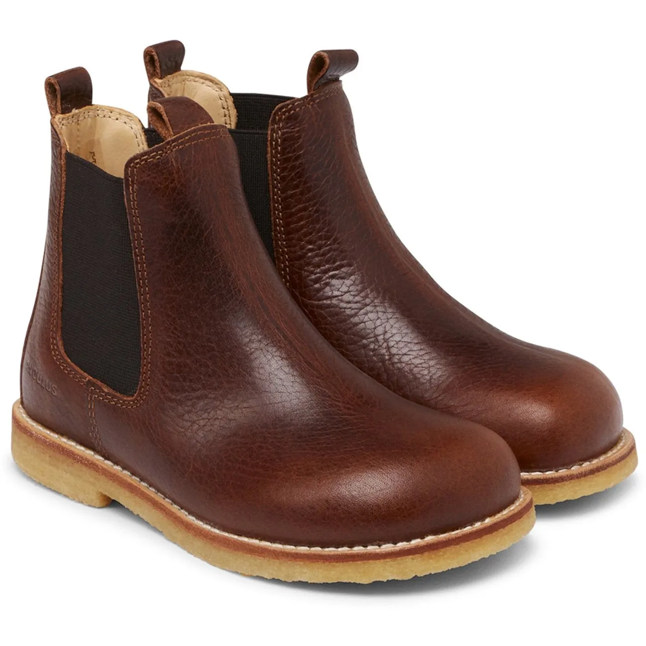 Angulus Chelsea Boots With Elastic Band Brown/Brown