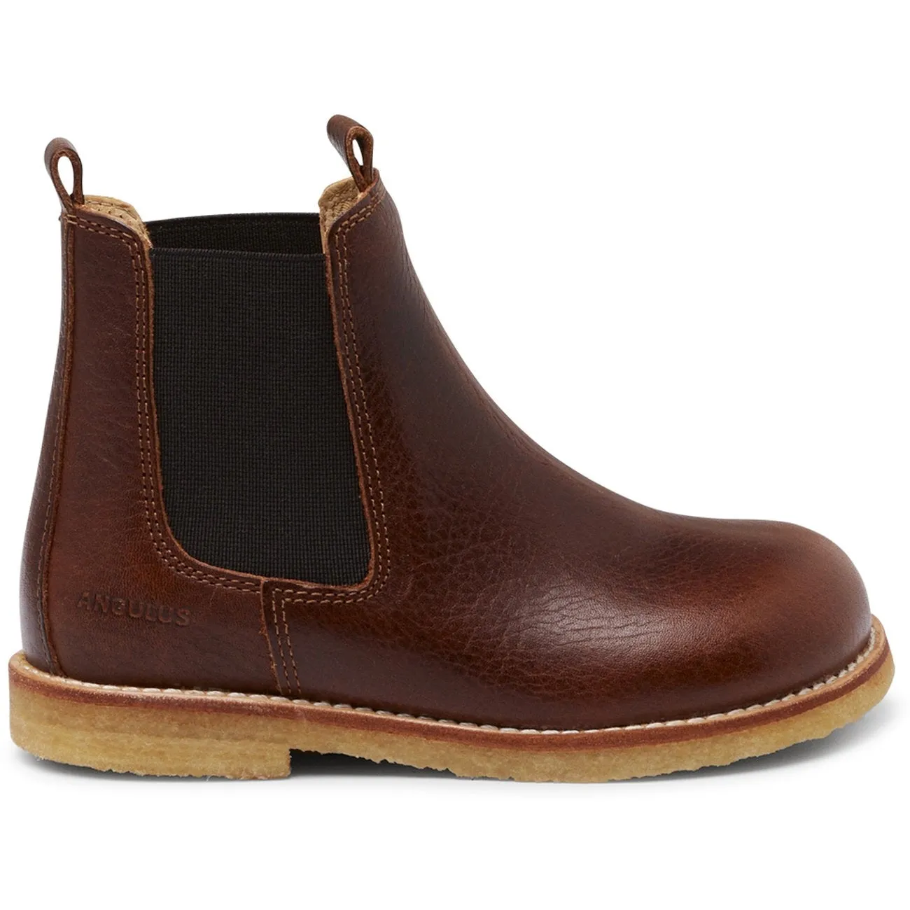 Angulus Chelsea Boots With Elastic Band Brown/Brown