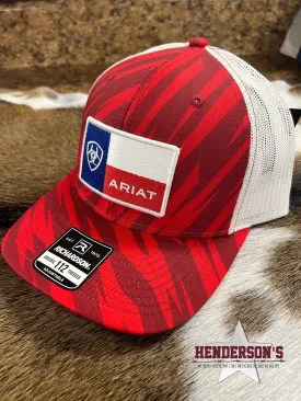 Ariat Ball Cap ~ Red & White