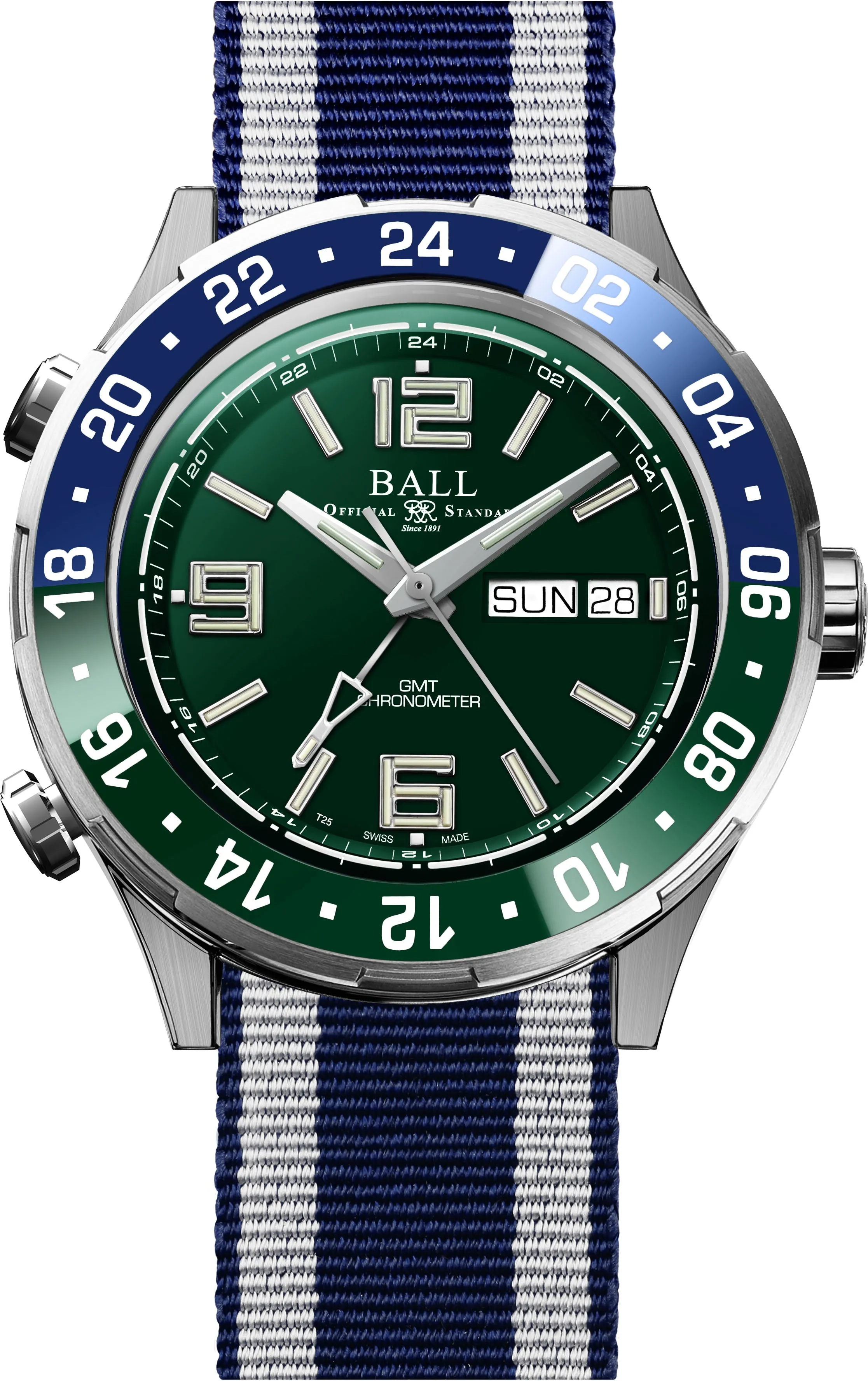 Ball Roadmaster Marine GMT Collection (All Colorways) DG3030B