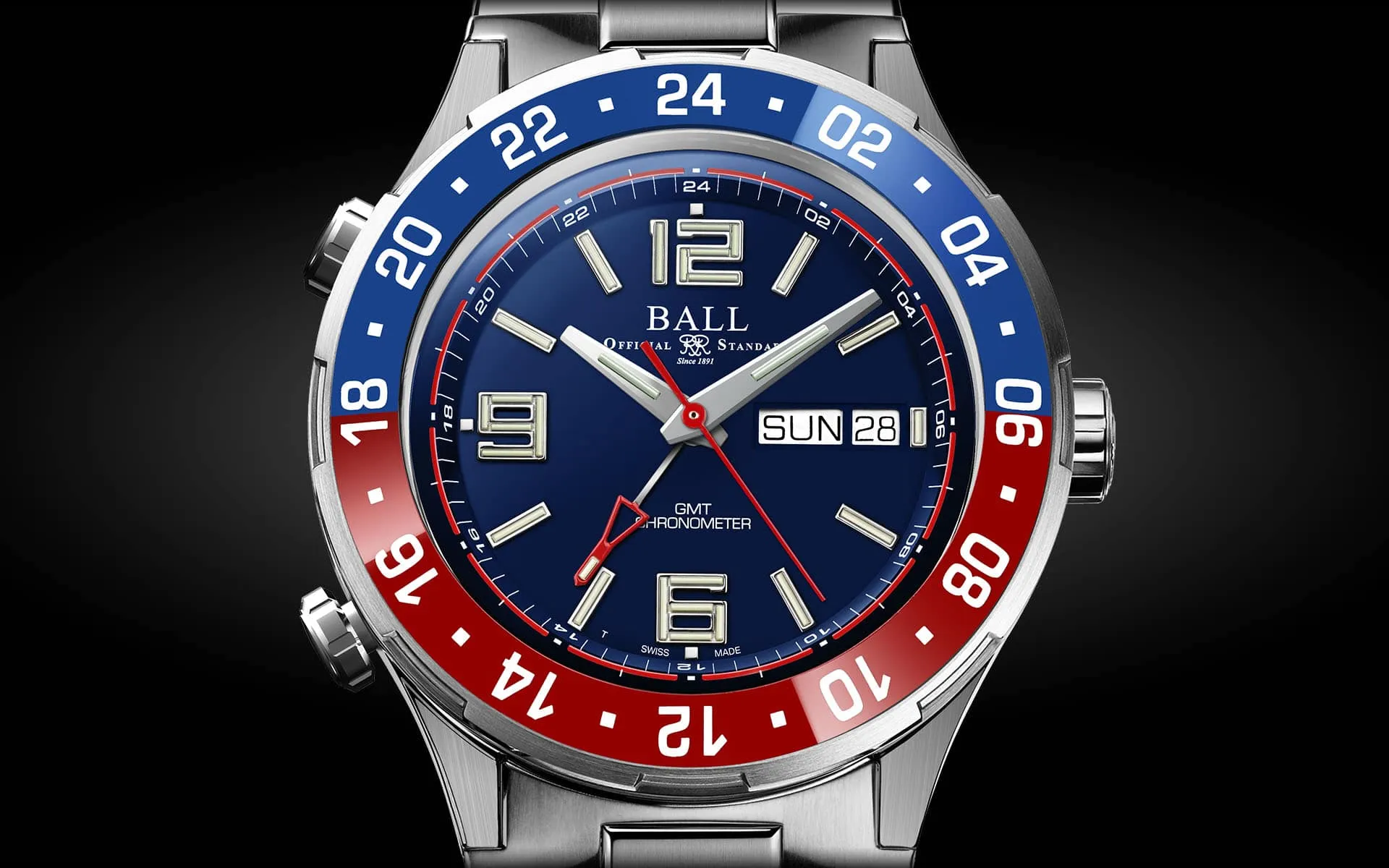 Ball Roadmaster Marine GMT Collection (All Colorways) DG3030B