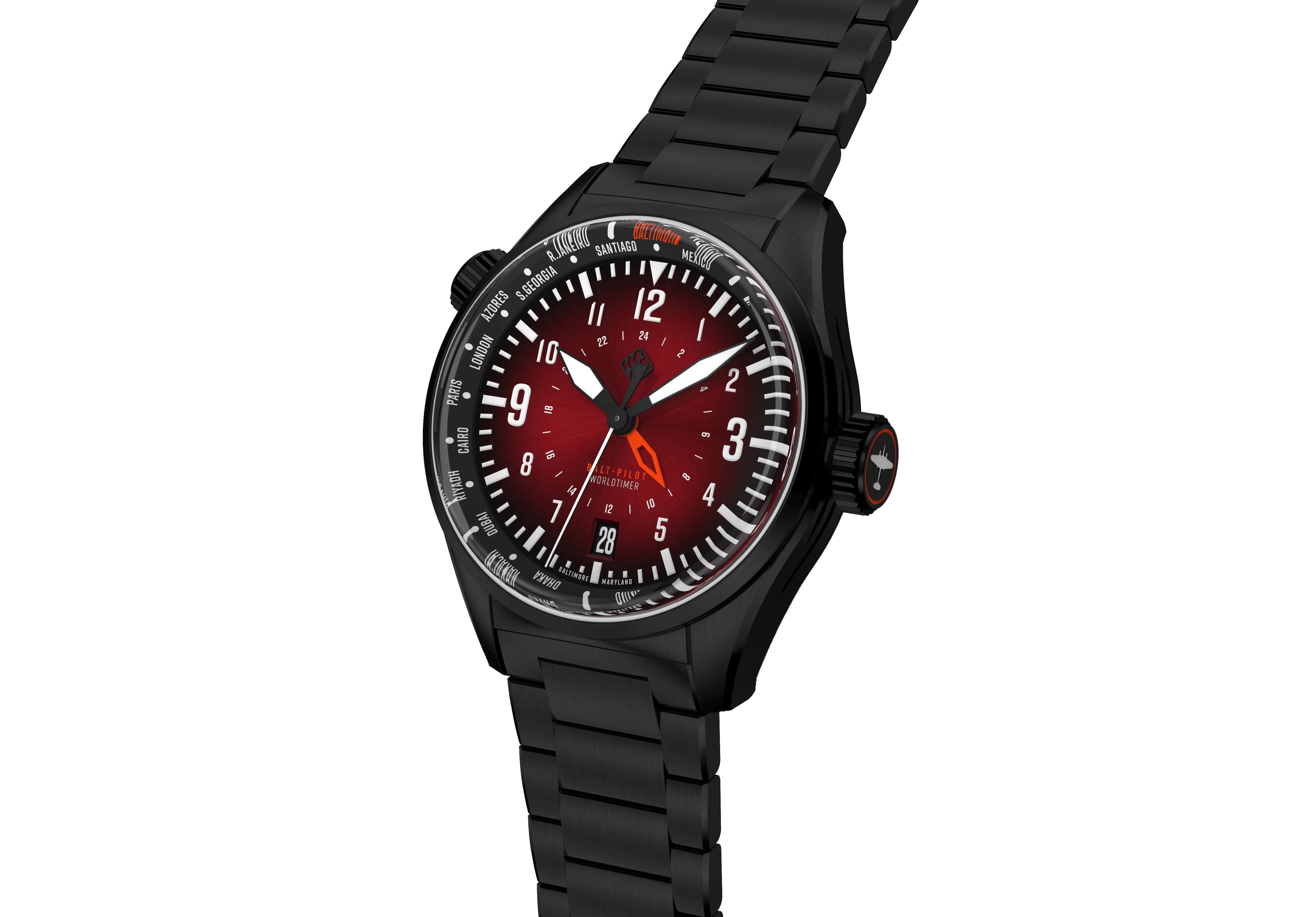 Balt-Pilot Worldtimer DLC Crimson Red