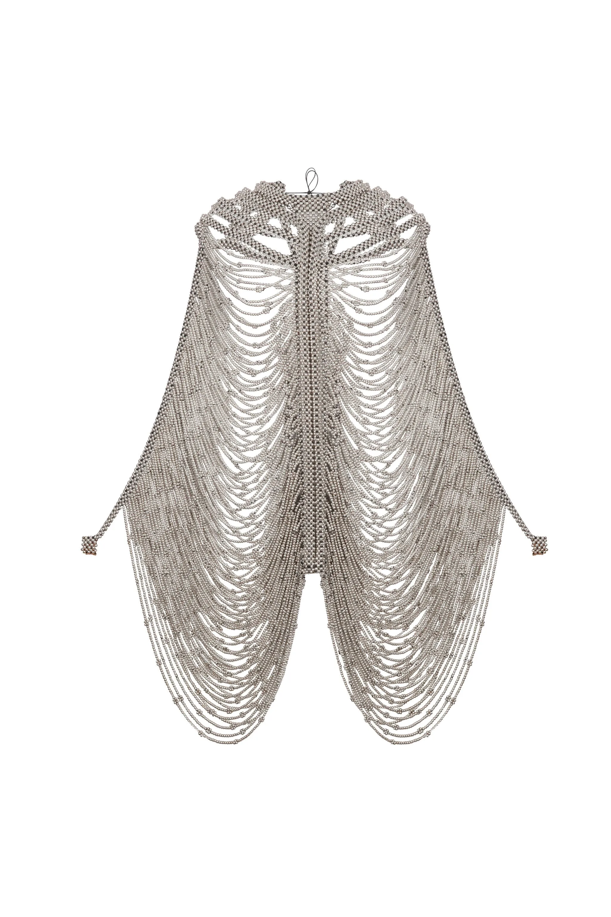 BEADED PONCHO