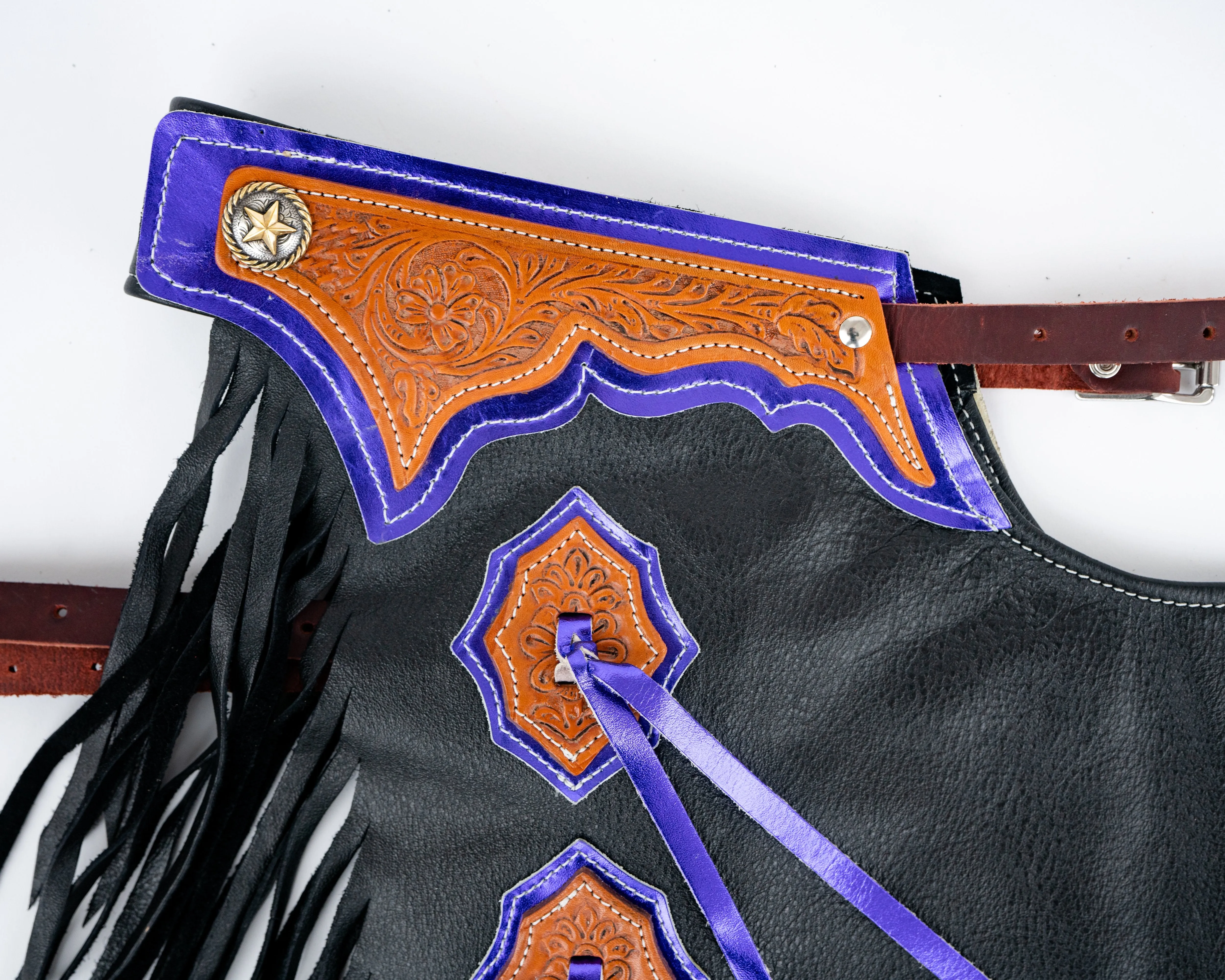 Beastmaster Youth Rodeo Chaps No Leg Design