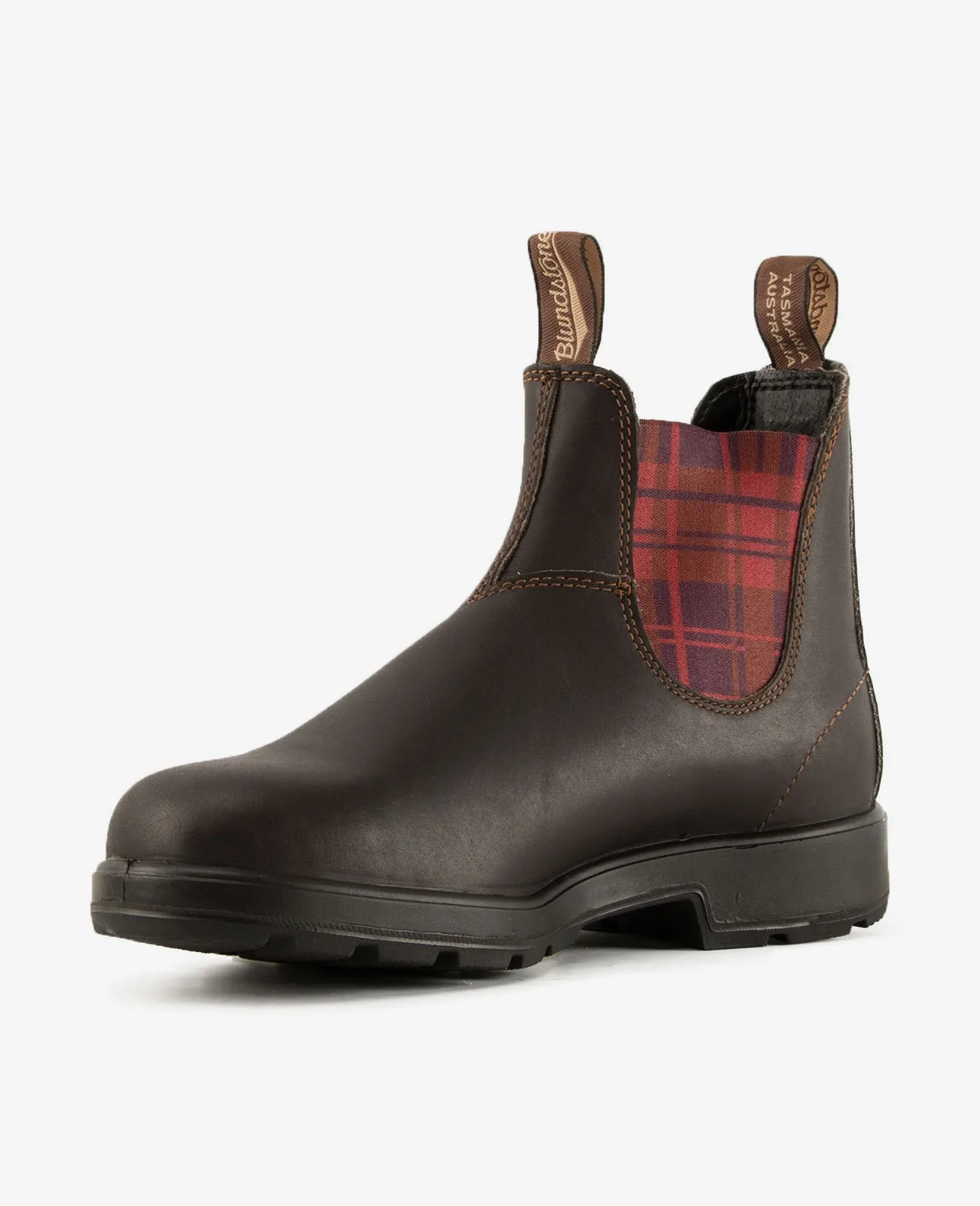 Beatles 2100 Burgundy Tartan Brown