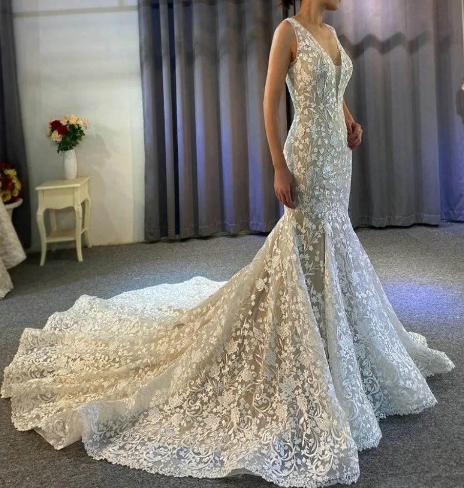 Beautiful Mermaid Wedding Dress