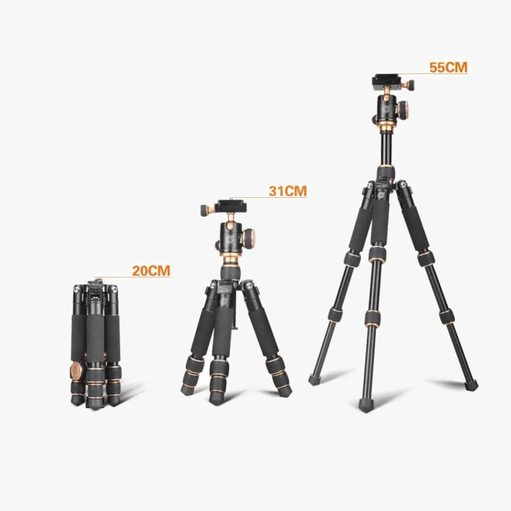 Beike Q166 Aluminium Mini Portable Tripod with Ball Head