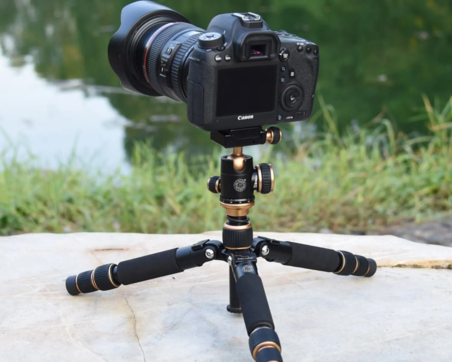 Beike Q166 Aluminium Mini Portable Tripod with Ball Head