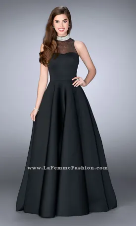 Black La Femme Prom Dress