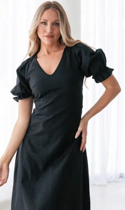 Black Linen dress