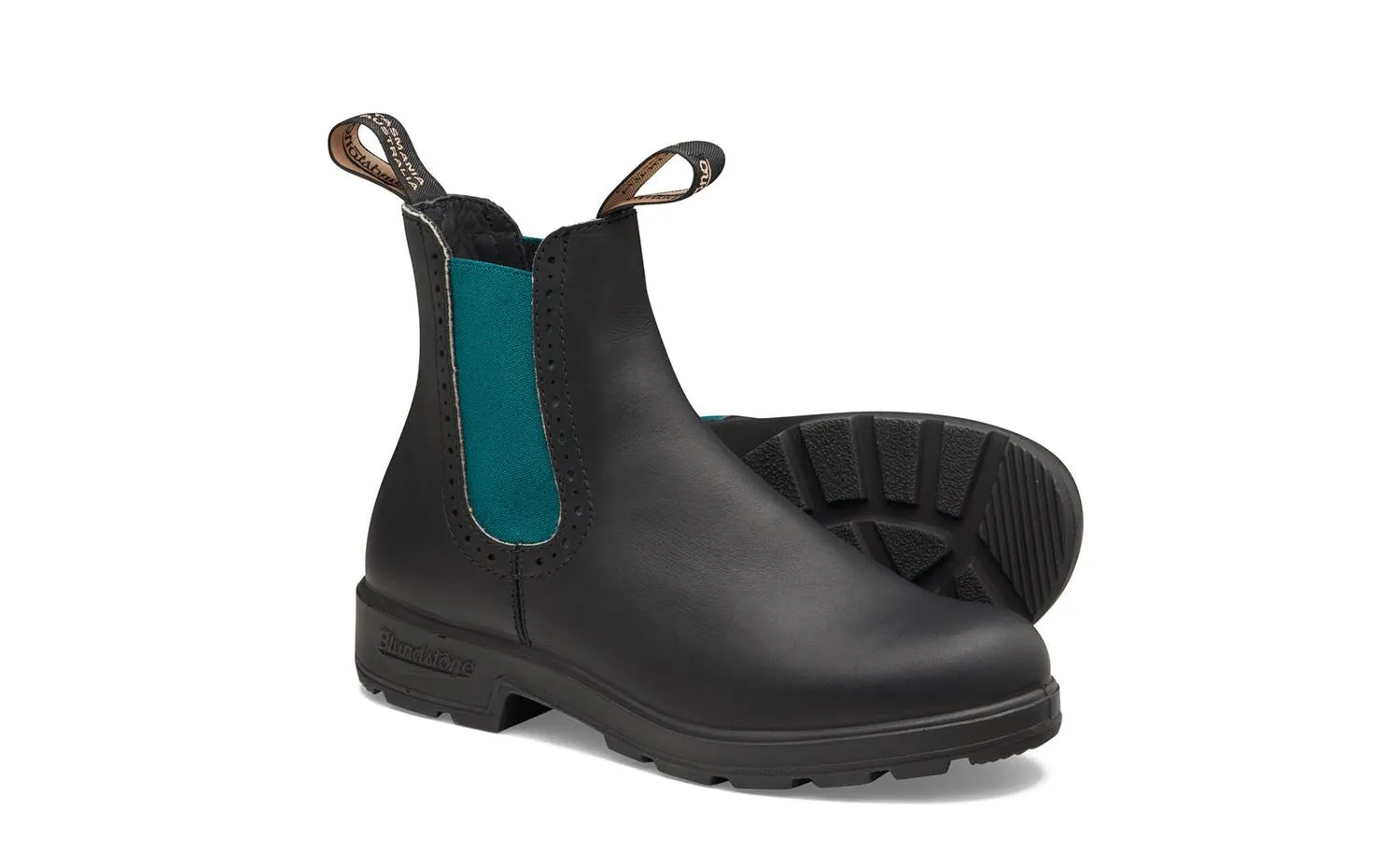 Blundstone 2320 Black Teal High Top Chelsea Boots