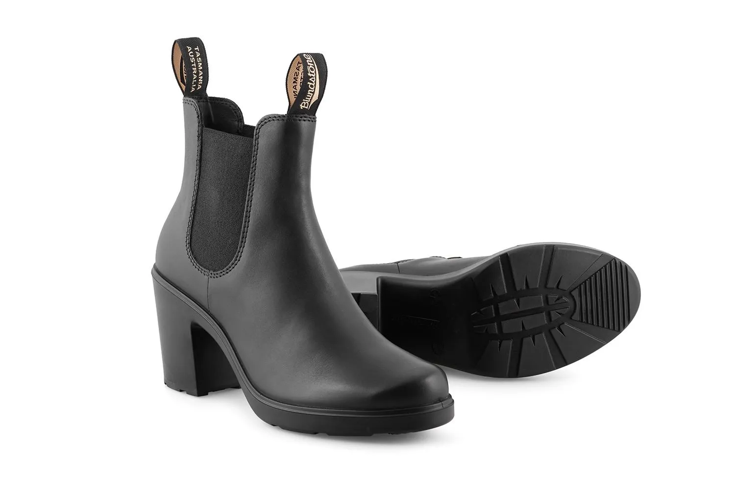 Blundstone 2365 Black High Heeled Slip On Boots