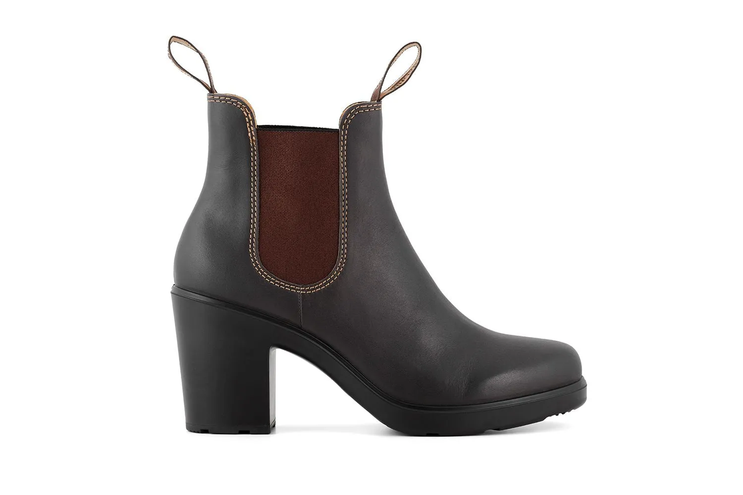 Blundstone 2366 Brown High Heeled Slip On Boots