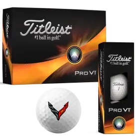 C8 Corvette Titleist Pro V1 Golf Balls (6 Count)