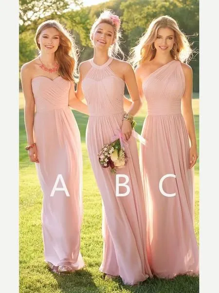 Cheap Bridesmaid Dresses Long, Bridesmaid Dress, Wedding Party Dress, Dresses For Wedding, NB0022