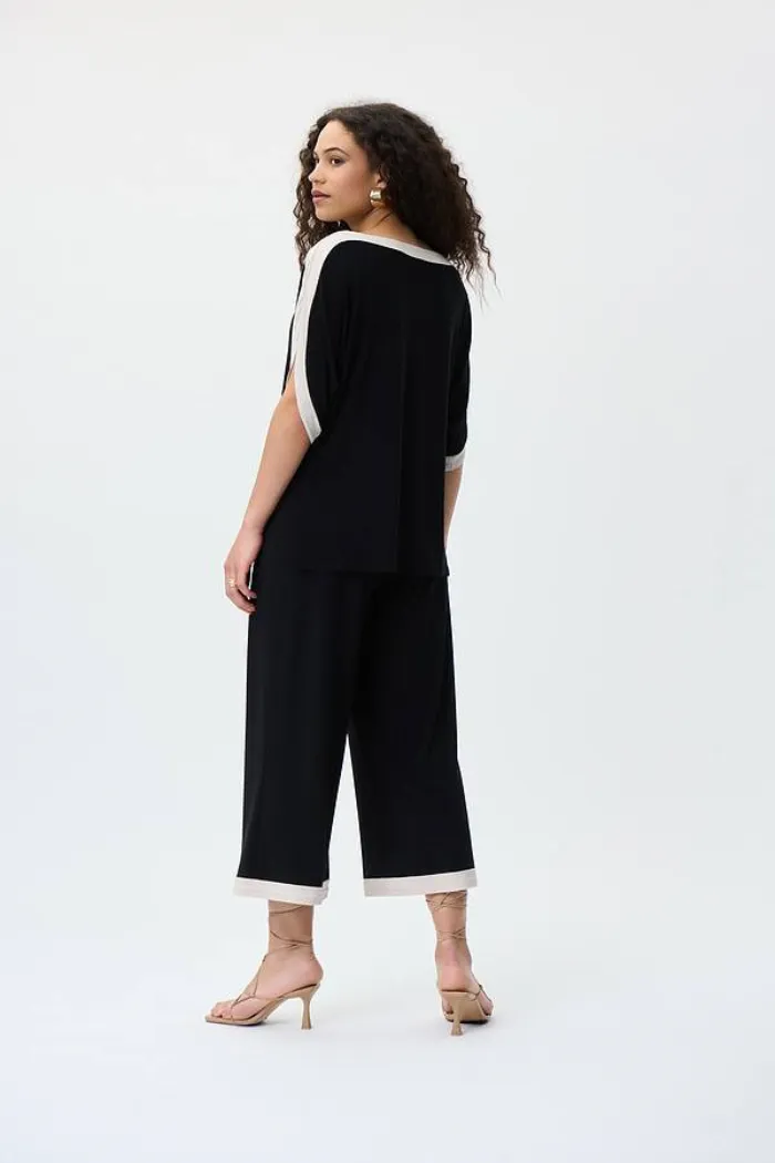 Contrast Trim Jumpsuit