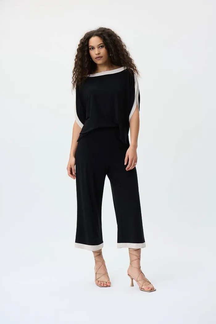 Contrast Trim Jumpsuit