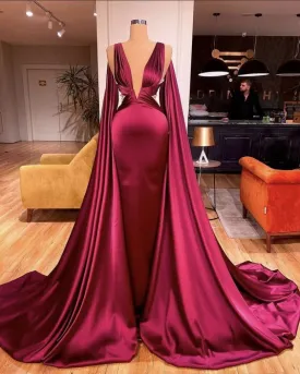 deep v neck prom dresses 2021 elegant modest dubai fashion satin prom gown 2022 robe de bal