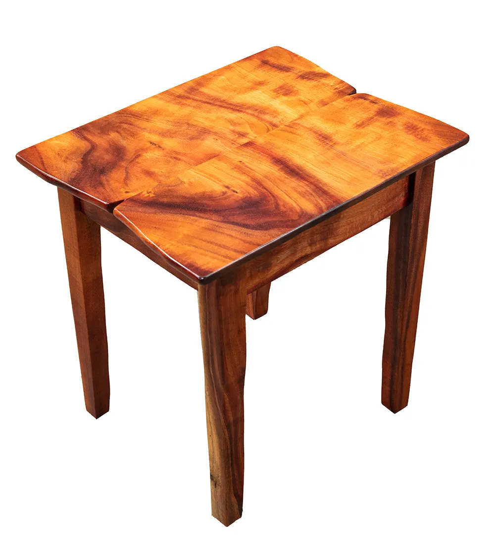 Freeform Koa Slab Nightstand