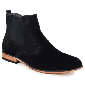 Gino Vitale Men's Lounge Chelsea Boots with Zip