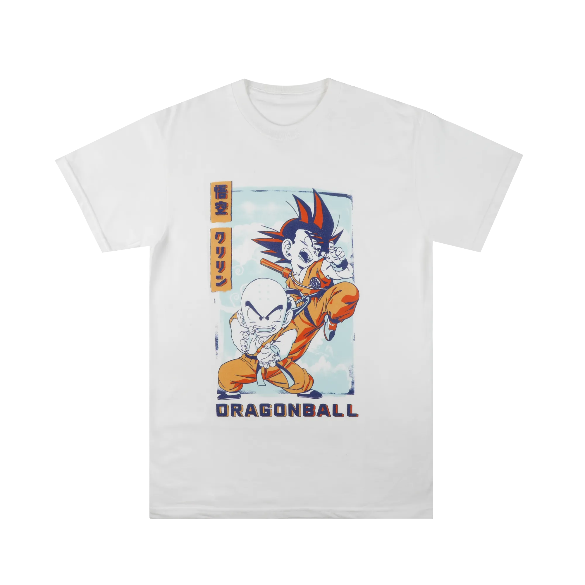 Goku & Krillin White Tee