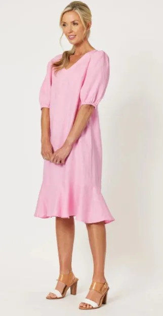 GS linen hem dress