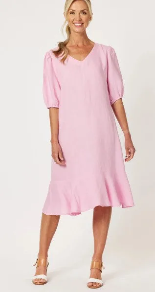 GS linen hem dress