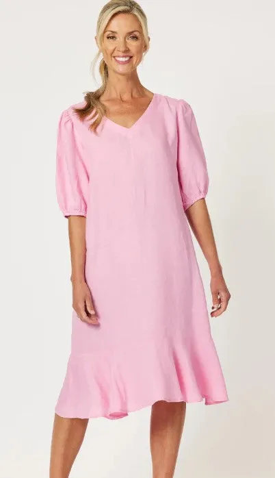 GS linen hem dress