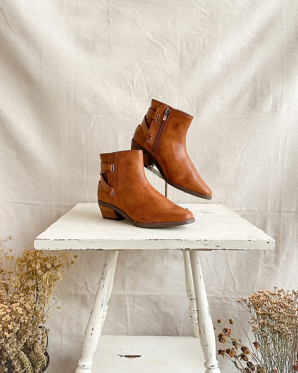 Laramie Lace Strap Boots