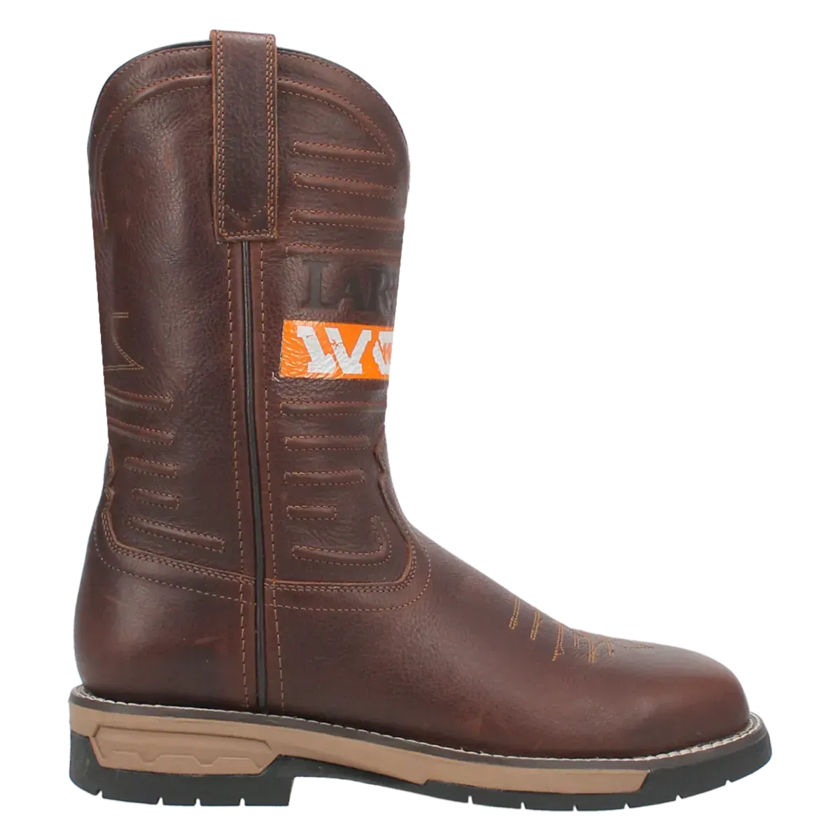 Laredo Workhorse (Safety Toe) - Men's Leather Cowboy Work Boot