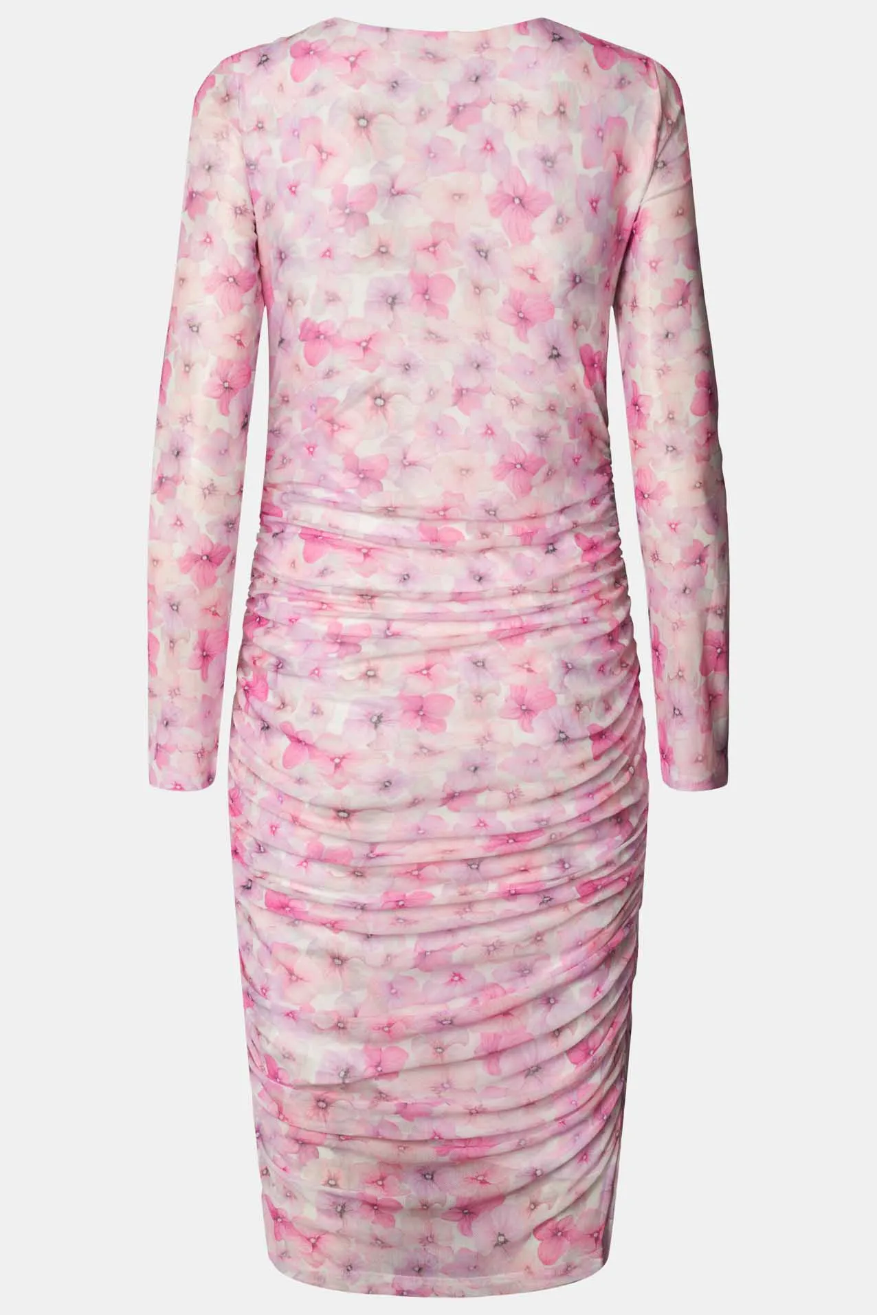 LilyIC Mesh Kjole - Pink Blomsterprint