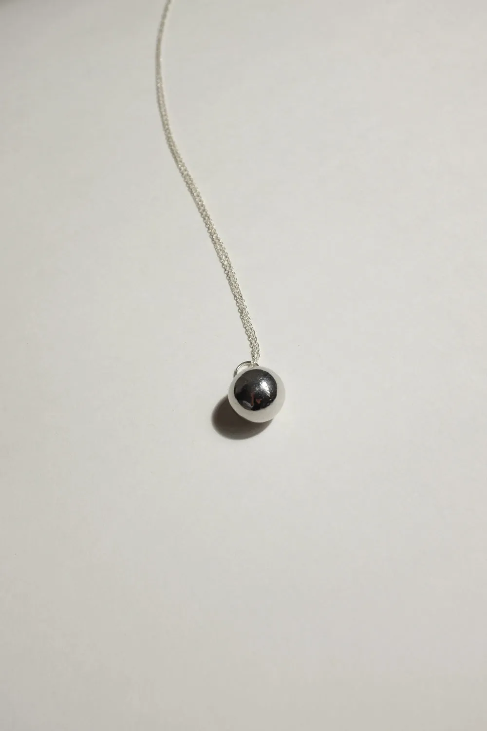 LONG BALL NECKLACE SILVER 925