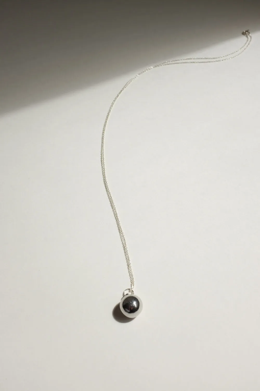 LONG BALL NECKLACE SILVER 925