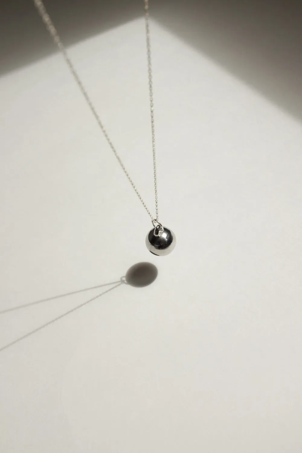 LONG BALL NECKLACE SILVER 925